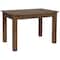 Flash Furniture Rectangle Farm Table, Rustic, Rectangular, 46" x 30", 30" W, 46" L, 30" H, Wood, Wood Grain XA-F-46X30-GG - alternate 2